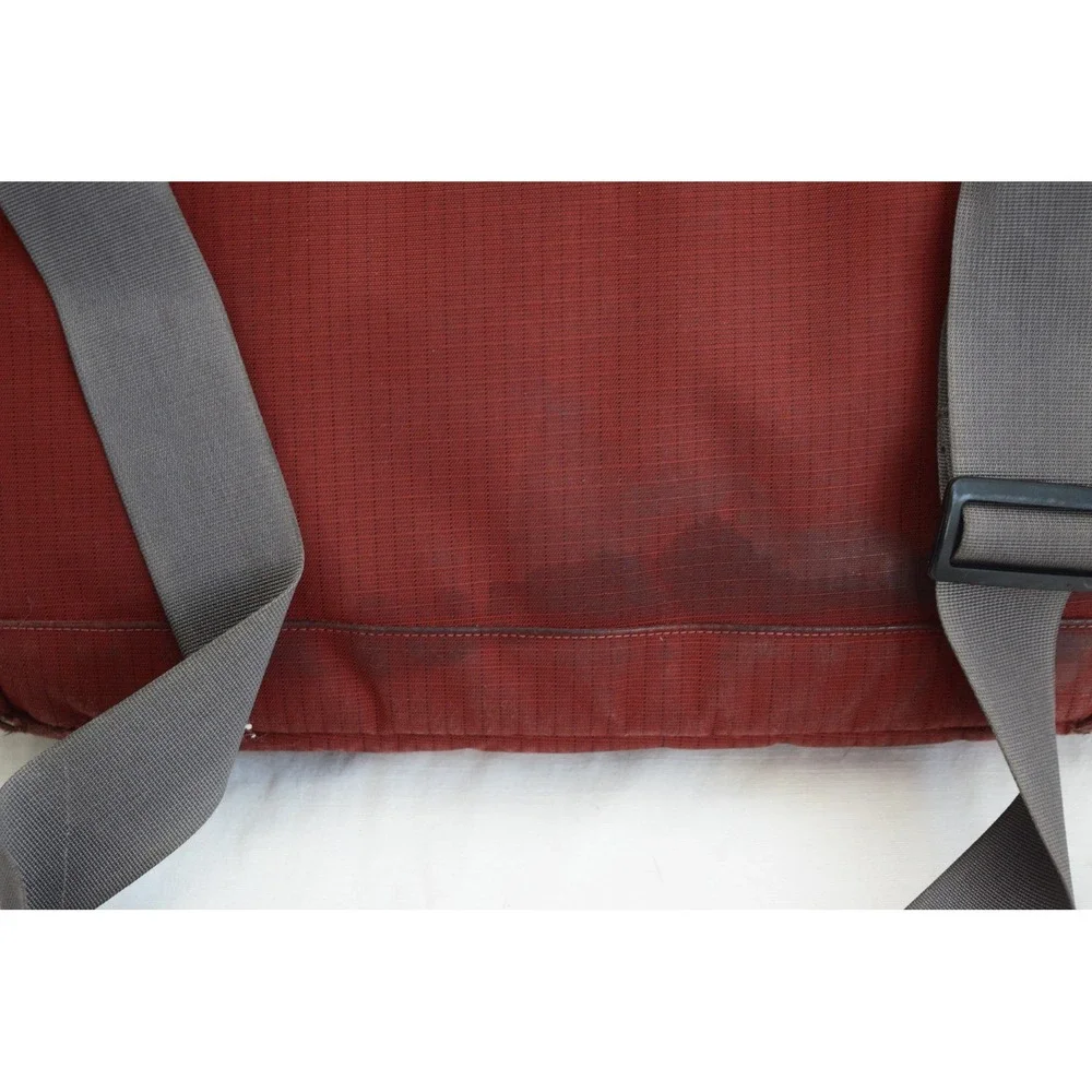 Patagonia Black Hole Mini Messenger Bag Large Burgundy Orange 49321 FLAWS